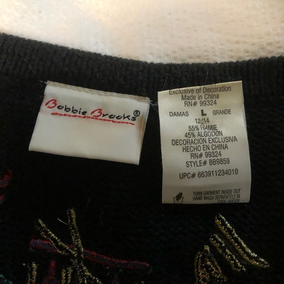 Ugly Christmas Sweater Black Vest - Picture 7 of 7